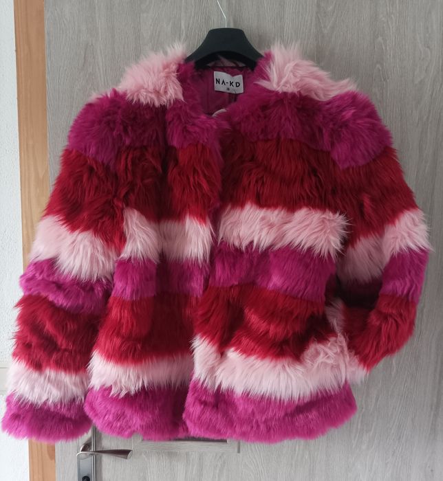 Sztuczne Futro NA-KD 38 Multi kolor