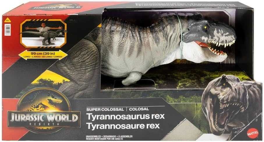 Динозавр Тиранозавр Неймовірна атака Ті-Рекса Світ Юрського періоду Jurassic world Tyrannosaurus T Rex Dinosaur Mattel JCH02