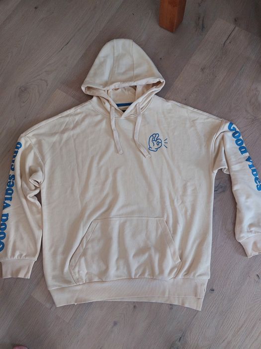 Bluza z kapturem House M kremowa