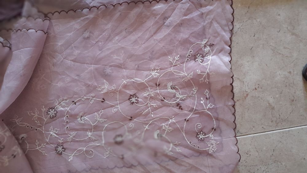 Conjunto de saree com 4 peças
