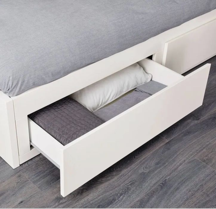 Cama individual/ dupla/ solteiro branca flekke