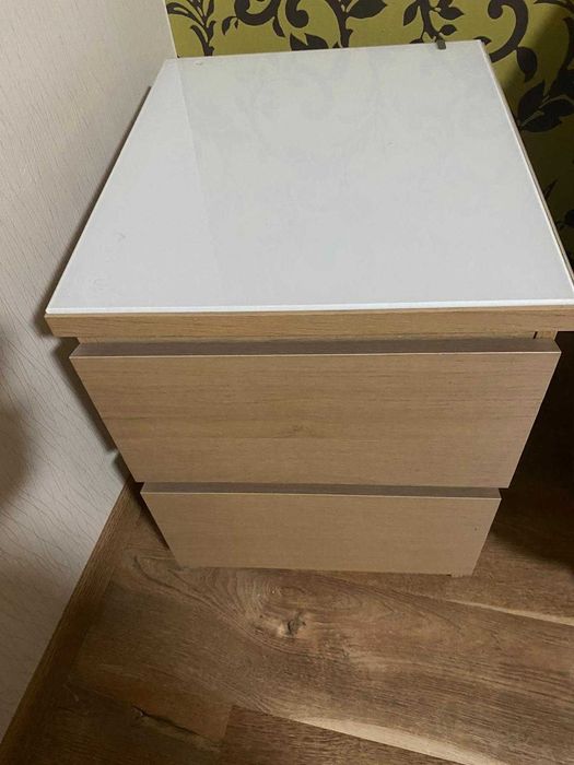 Komoda MALM z dwoma szufladami. IKEA