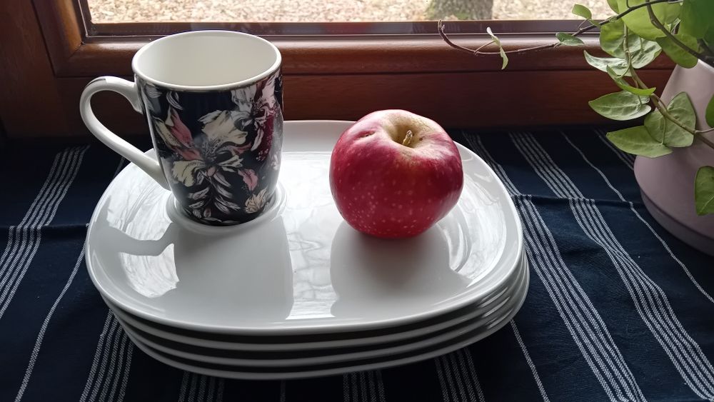 Taca tacka talerz ikea. Biały prostokątny
