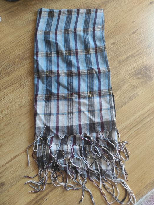 Szalik apaszka chusta w kratkę