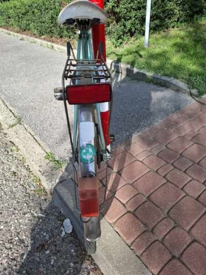 Retro rower Herkules jasno-zielony dwururka