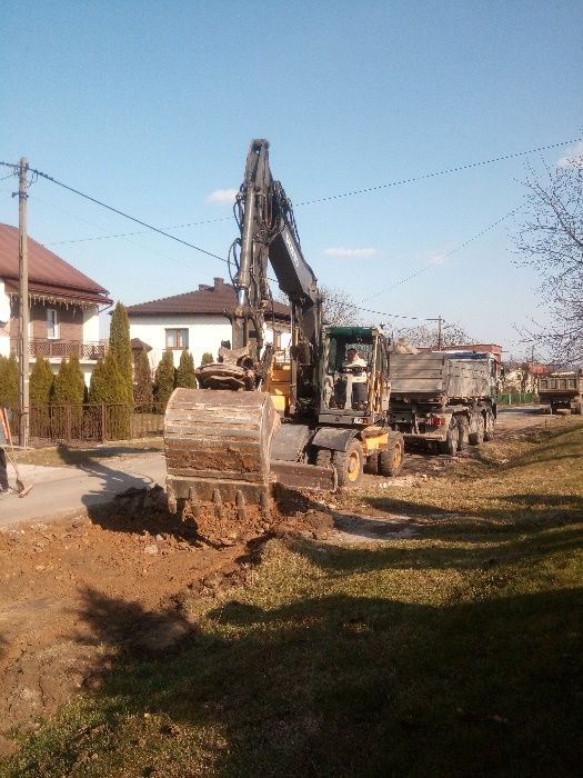 Ziemia ,niwelacje,równanie terenu wykopy,utwardzenia dróg kruszywa
