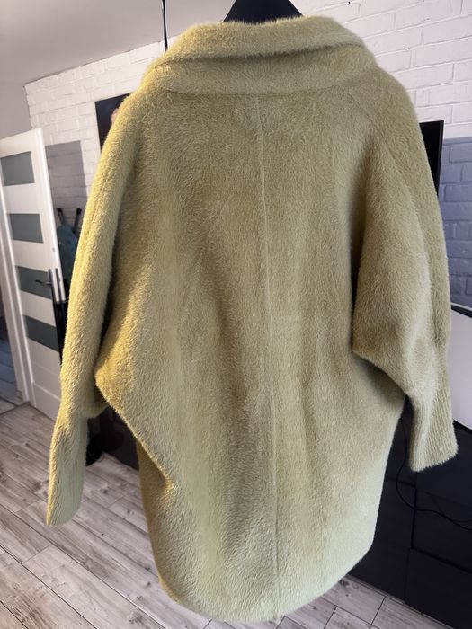 Płaszcz Alpaka kolor musztardowy