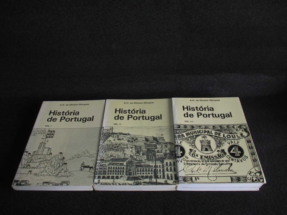 Livros História de Portugal Oliveira Marques 3 Volumes - Completo