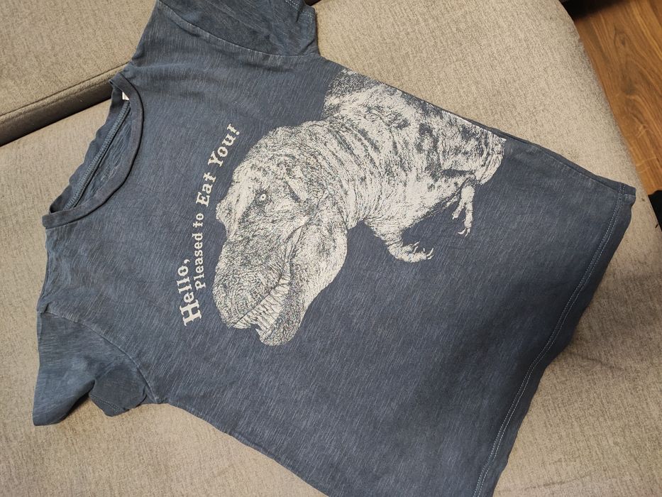 Szara bluza z kapturem na suwak 122 chłopiec t-shirt