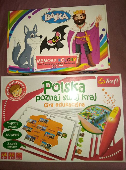 Nowe gry Poznaj swój kraj i memo językowe