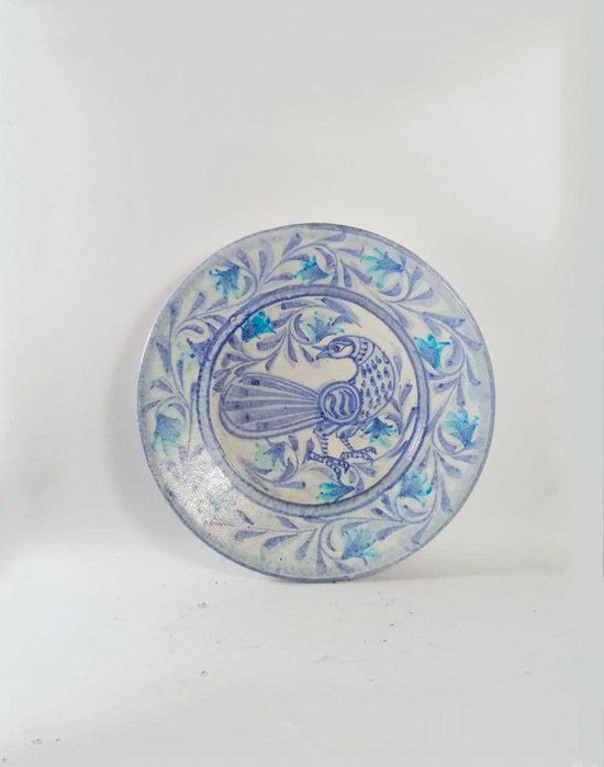 Prato Porcelana e Barro - Motivos azuis