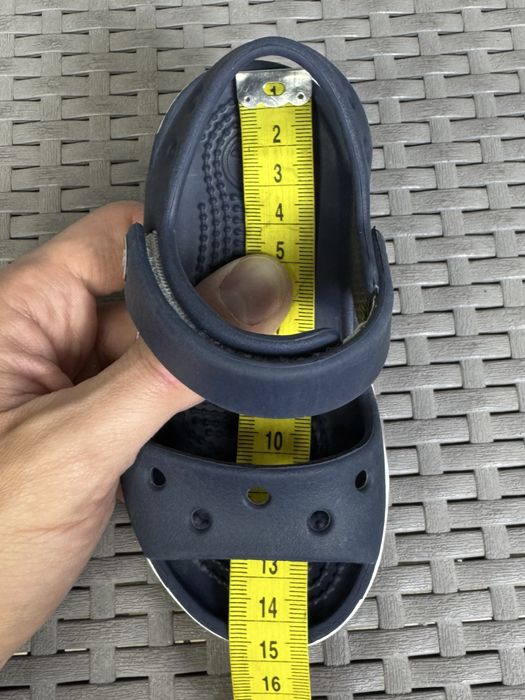 Crocs кроксы сандали C7 24 размер детские синие