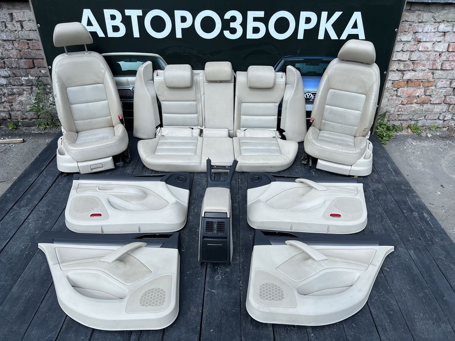 Сиденье сидіння салон кожаный Шкода А5 салон шкіряний Skoda A5