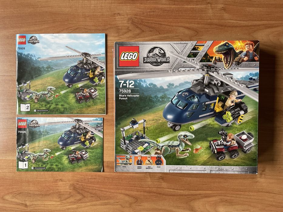 Lego Jurassic World Helicopter Lego 75928 Lego Persecucion En