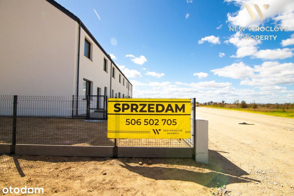 Szereg środkowy z tarasem/5 pokoi/