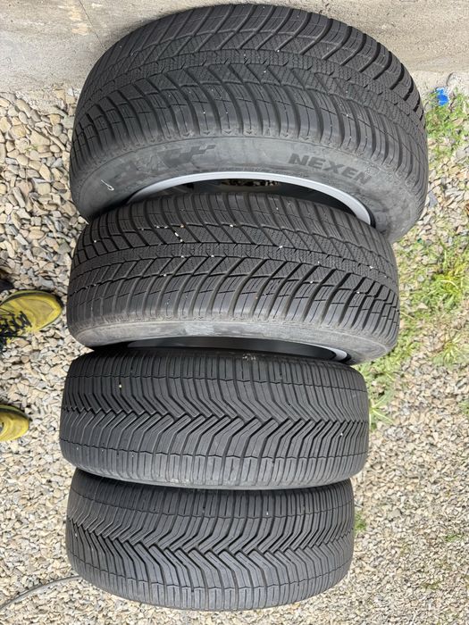 4 диски Audi орегінал шини 225/55R18 michelin