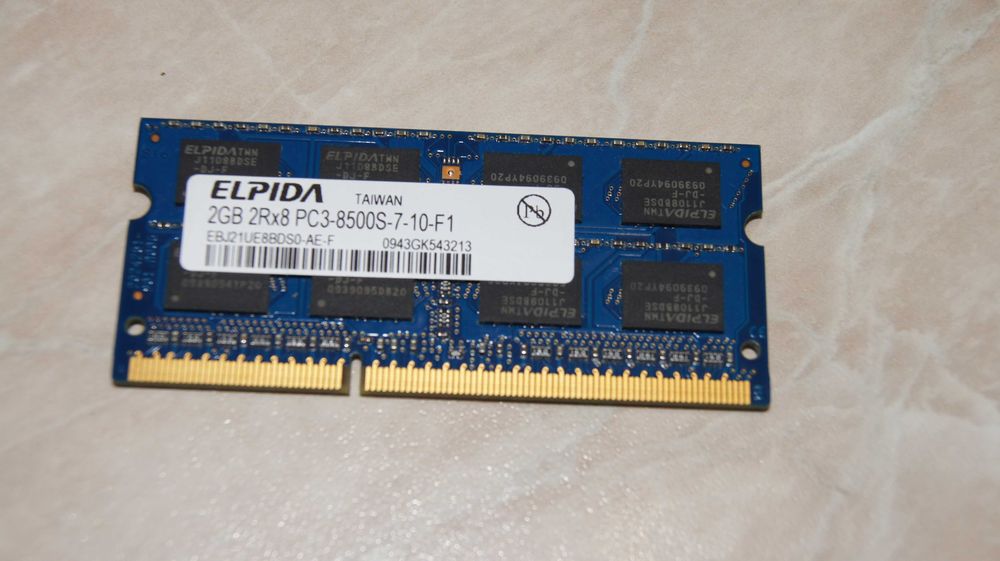 Pamięć RAM ELPIDA 2GB 1066 MHz PC3 - 8500