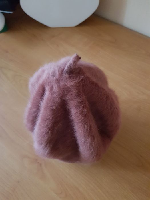 Beret damski - 60% angora