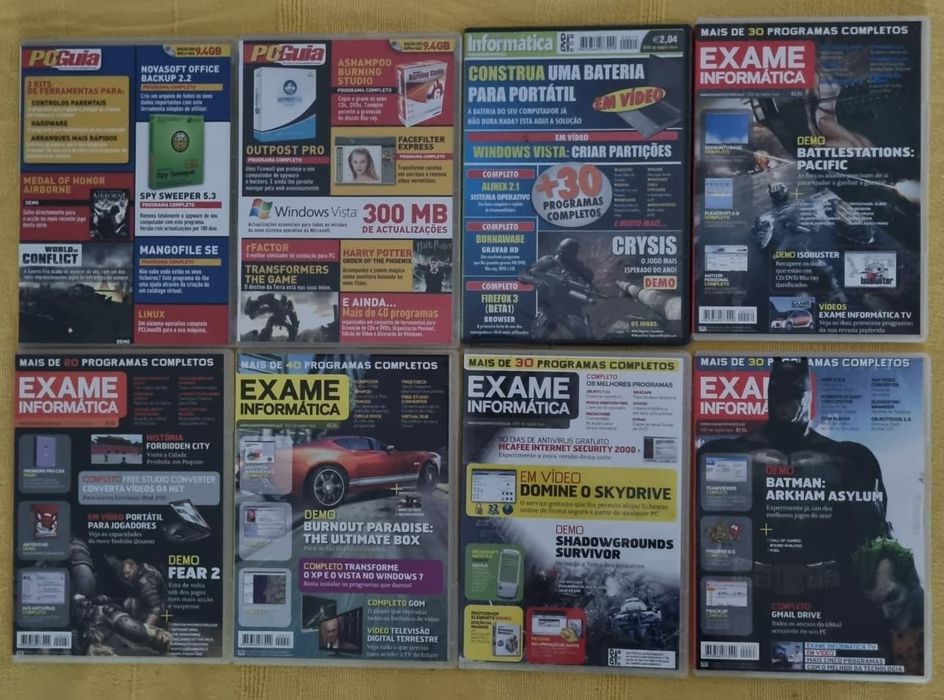 PC GUIA CDS DVDS vários jogos Programas ver fotos
