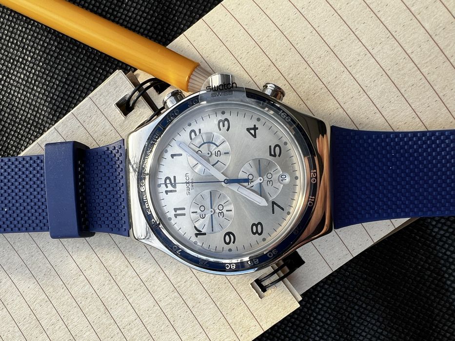Swatch Irony Frescoazul, YVS439, Nowy, Full Set
