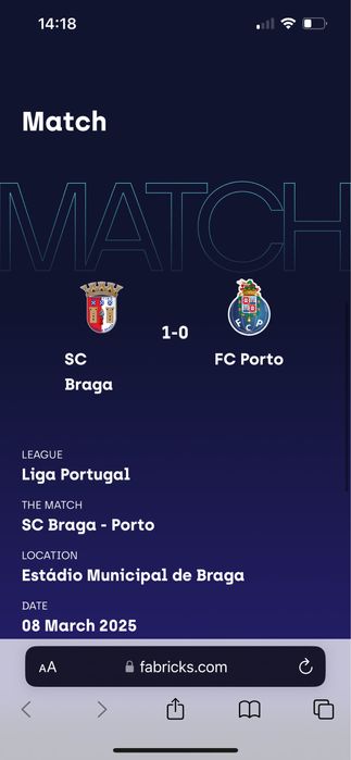 Camisola usada e autografada por Uroš Račić na vitória do SC Braga