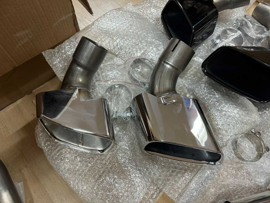 насадки на выхлоп Х5 ф15 насадки бампера х5 накладка ф15 вихлоп Х5 F15