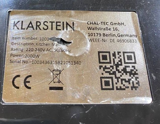 Тістоміс / тестомес / міксер / миксер / блендер / мясорубка / комбайн