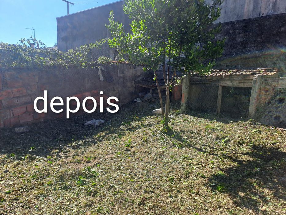 Limpeza de terrenos e jardins
