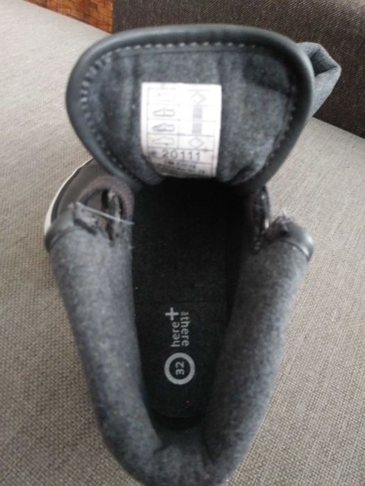 Buty przejściowe wiosenno-jesienne szare rozm. 32