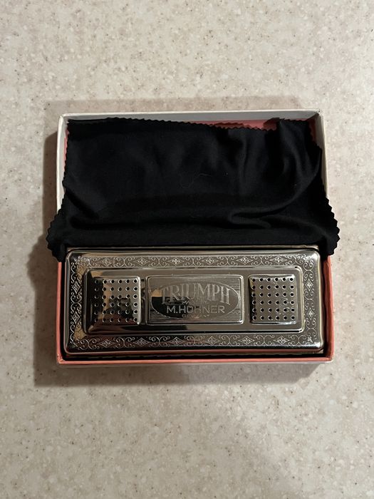 Вінтажна губна гармошка M. Hohner Triumph 1153/32 C/G (Німеччина)