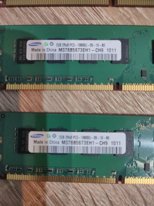 Memória RAM 4 x 2Gb Pc3-10600 Ch9