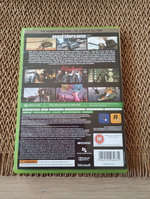 Gra GTA IV 4 Complete Edition Xbox One Xbox 360