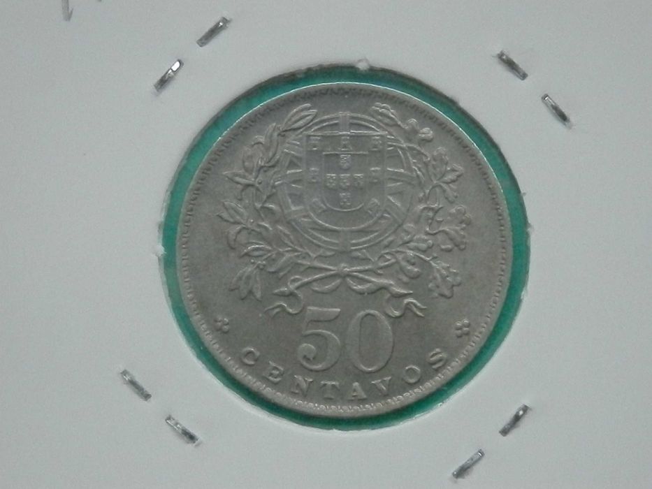1459 - República: 50 centavos 1961 alpaca, por 5,50