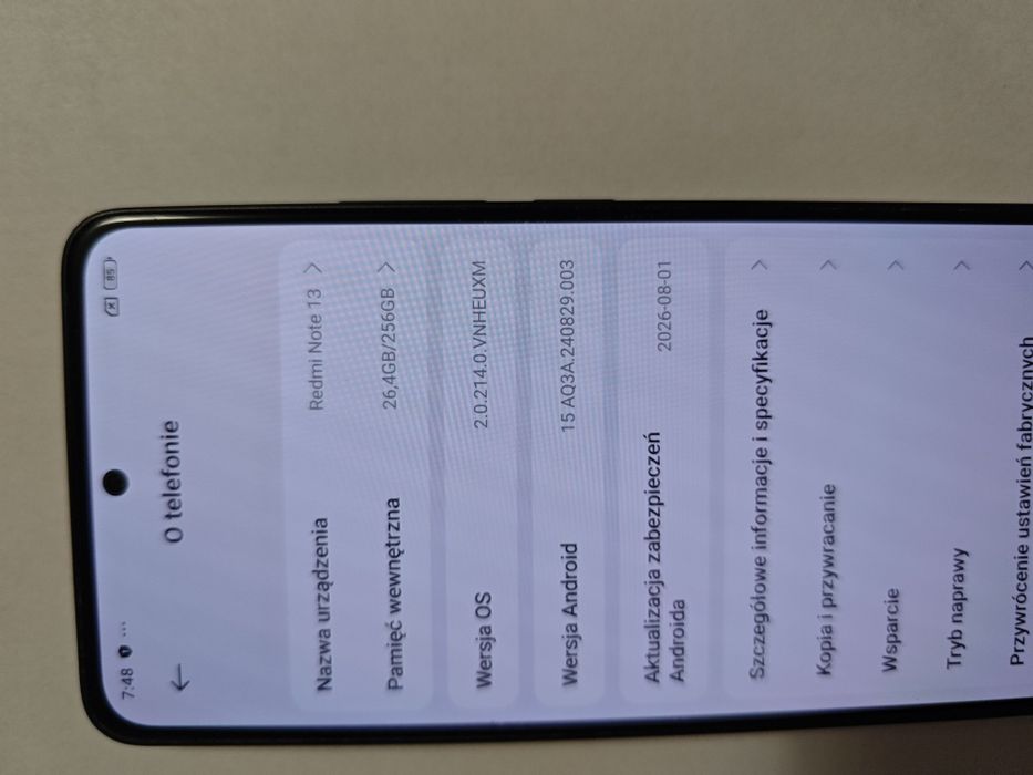 Redmi note 13 8gb 256 GB