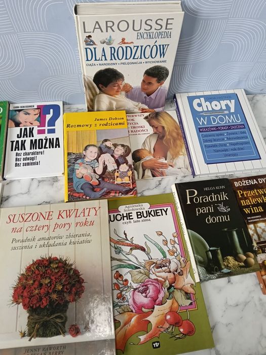 Zestaw książek 11 sztuk poradniki