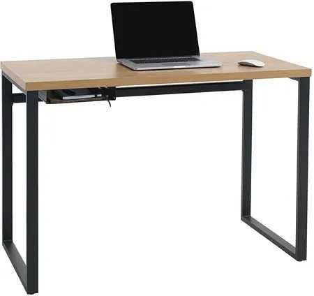 Biurko Jysk AABENRAA 55x110 dąb/czarny loft industrial