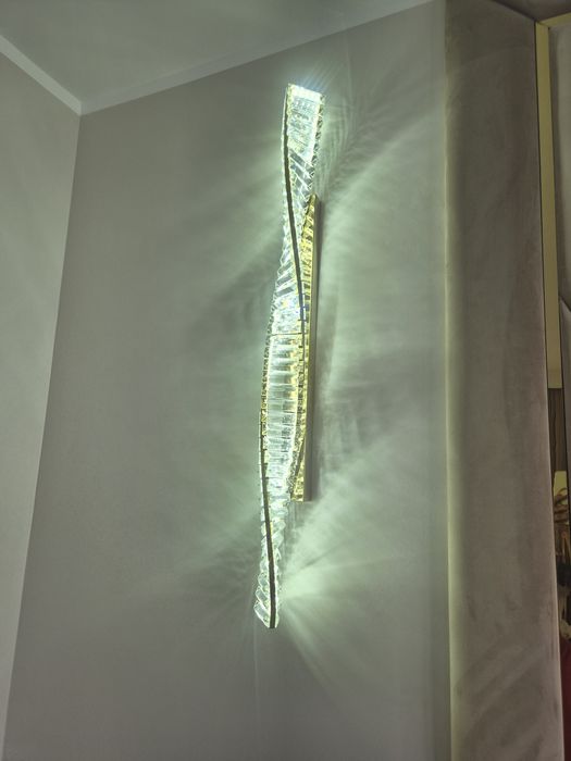 Kinkiet glamour 100cm długości