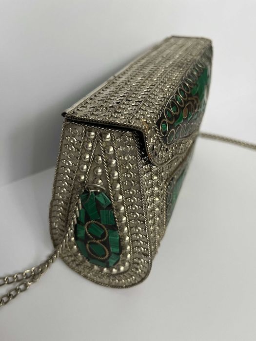 Вінтажна металева сумочка, клатч, ручна робота, Індія, Пакистан.