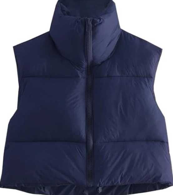 bezrękawnik damski granatowy r. S