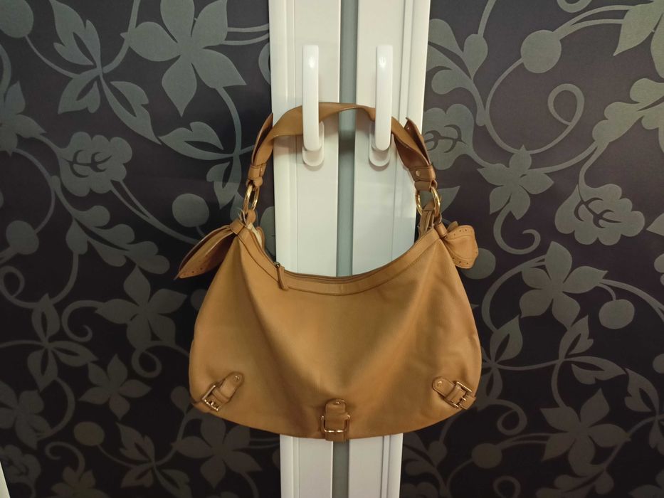 torebka na ramię, brązowa