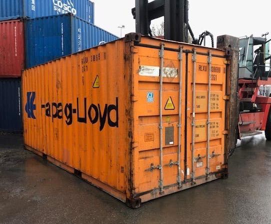 Kontener morski magazynowy 20DV 6 metrowy + transport HDS