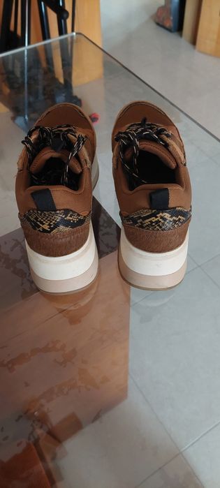 Tenis plataforma zara