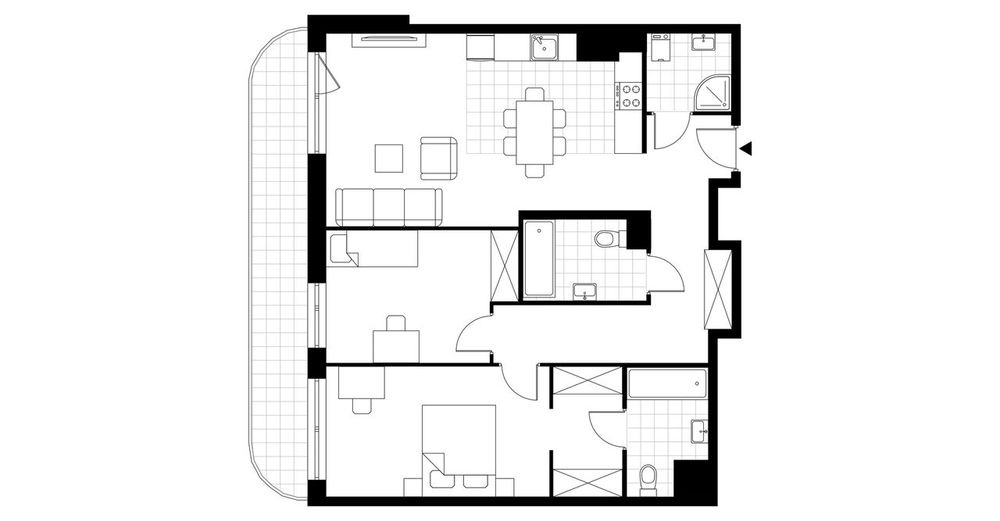 3-pokojowe mieszkanie 79m2 + balkon