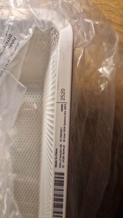 IKEA KOMPLEMENT Kosz druciany, biały, 50x35 cm