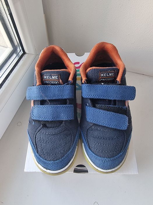 Футзалки (бампи) дитячі Kelme PRECISION KIDS V темно-сині з жовтим