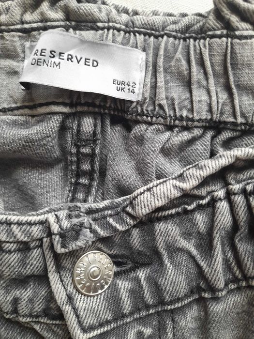 Джинсы мужские серые RESERVED р.14 б/у
