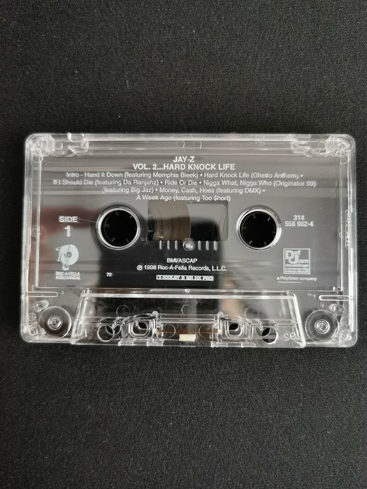 Jay Z Hard Knock Life kaseta rap hip hop