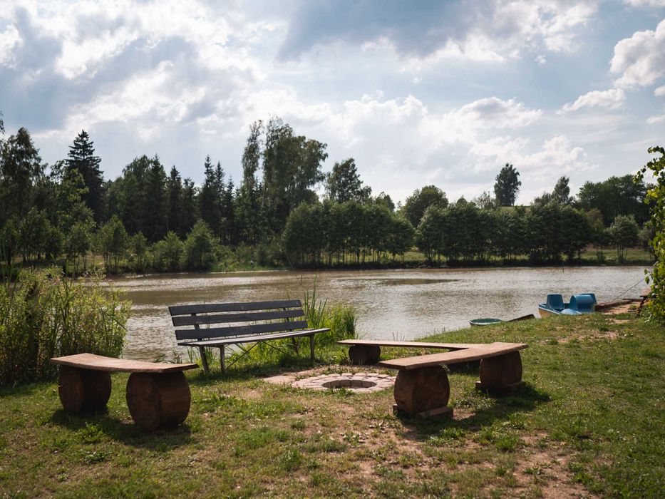 Domek nad stawem- Warpuny, mazury