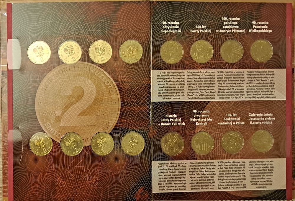 Polskie Monety Dwuzłotowe 2008 - 2009 - album