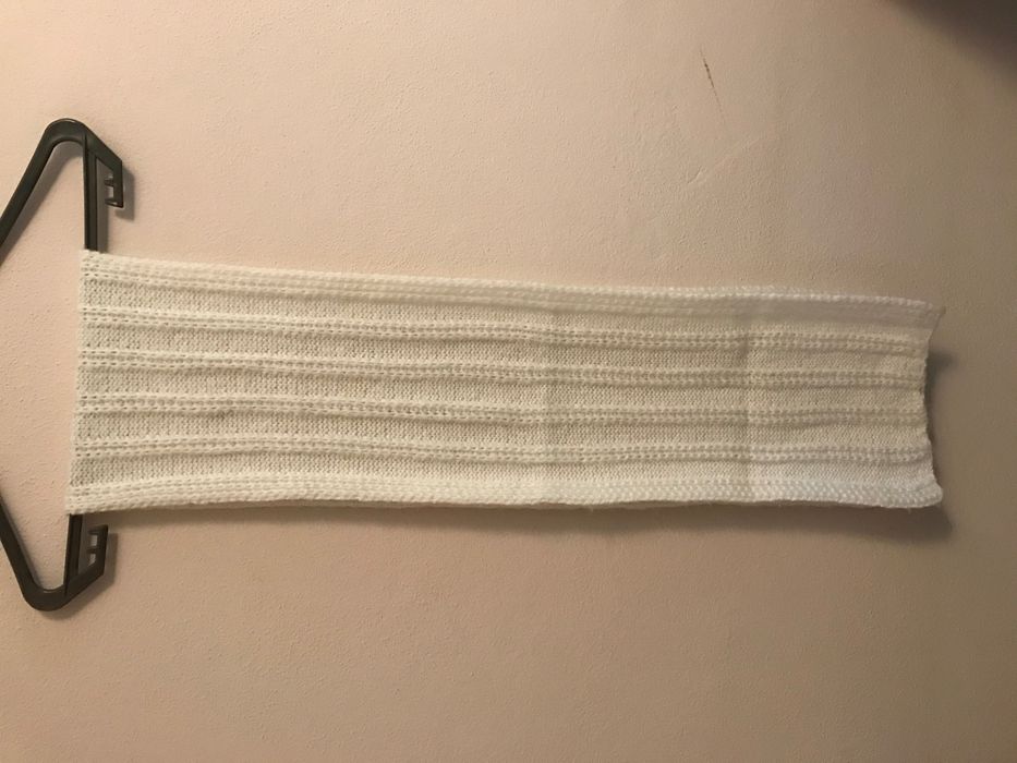 Cachecol branco de lã64738261229187121